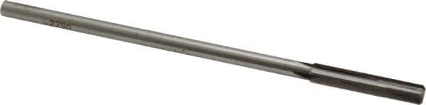 Made in USA - 0.279" Carbide-Tipped 4 Flute Chucking Reamer - Straight Flute, 15/64" Straight Shank, 1-1/2" Flute Length, 6" OAL - Apex Tool & Supply