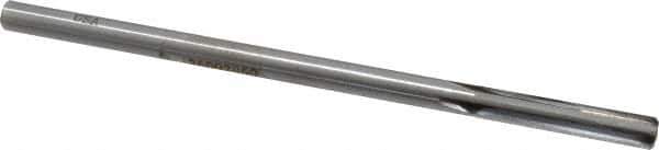Made in USA - 0.286" Carbide-Tipped 4 Flute Chucking Reamer - Straight Flute, 9/32" Straight Shank, 1-1/2" Flute Length, 6" OAL - Apex Tool & Supply