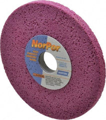 Norton - 7" Diam x 1-1/4" Hole x 1/2" Thick, G Hardness, 46 Grit Surface Grinding Wheel - Aluminum Oxide, Type 1, Coarse Grade, 3,600 Max RPM, Vitrified Bond, No Recess - Apex Tool & Supply