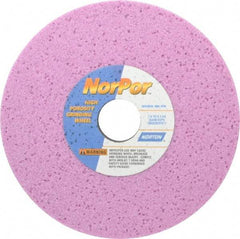 Norton - 7" Diam x 1-1/4" Hole x 1/2" Thick, G Hardness, 46 Grit Surface Grinding Wheel - Aluminum Oxide, Type 1, Coarse Grade, 3,600 Max RPM, Vitrified Bond, No Recess - Apex Tool & Supply