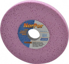 Norton - 7" Diam x 1-1/4" Hole x 1/2" Thick, H Hardness, 46 Grit Surface Grinding Wheel - Aluminum Oxide, Type 1, Coarse Grade, 3,600 Max RPM, Vitrified Bond, No Recess - Apex Tool & Supply