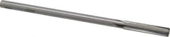 Made in USA - 0.309" Carbide-Tipped 4 Flute Chucking Reamer - Straight Flute, 9/32" Straight Shank, 1-1/2" Flute Length, 6" OAL - Apex Tool & Supply