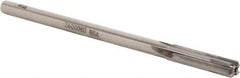 Made in USA - 0.315" Carbide-Tipped 4 Flute Chucking Reamer - Straight Flute, 9/32" Straight Shank, 1-1/2" Flute Length, 6" OAL - Apex Tool & Supply
