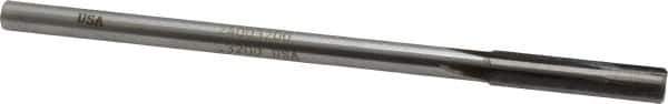 Made in USA - 0.32" Carbide-Tipped 4 Flute Chucking Reamer - Straight Flute, 9/32" Straight Shank, 1-1/2" Flute Length, 6" OAL - Apex Tool & Supply