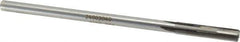 Made in USA - 0.304" Carbide-Tipped 4 Flute Chucking Reamer - Straight Flute, 9/32" Straight Shank, 1-1/2" Flute Length, 6" OAL - Apex Tool & Supply