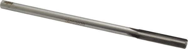 Made in USA - 0.307" Carbide-Tipped 4 Flute Chucking Reamer - Straight Flute, 9/32" Straight Shank, 1-1/2" Flute Length, 6" OAL - Apex Tool & Supply