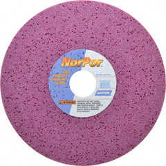 Norton - 8" Diam x 1-1/4" Hole x 1/2" Thick, H Hardness, 46 Grit Surface Grinding Wheel - Aluminum Oxide, Type 1, Coarse Grade, 3,600 Max RPM, Vitrified Bond, No Recess - Apex Tool & Supply