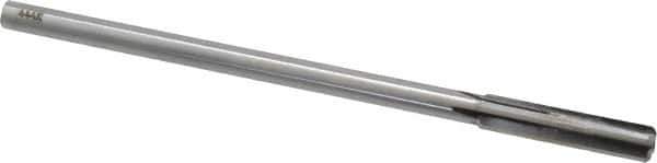Made in USA - 0.367" Carbide-Tipped 4 Flute Chucking Reamer - Straight Flute, 5/16" Straight Shank, 1-3/4" Flute Length, 7" OAL - Apex Tool & Supply