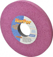 Norton - 12" Diam x 3" Hole x 1" Thick, H Hardness, 60 Grit Surface Grinding Wheel - Aluminum Oxide, Type 1, Medium Grade, 2,710 Max RPM, Vitrified Bond, No Recess - Apex Tool & Supply