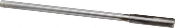 Made in USA - 0.395" Carbide-Tipped 4 Flute Chucking Reamer - Straight Flute, 5/16" Straight Shank, 1-3/4" Flute Length, 7" OAL - Apex Tool & Supply