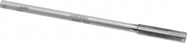 Made in USA - 0.398" Carbide-Tipped 4 Flute Chucking Reamer - Apex Tool & Supply