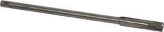 Made in USA - 0.403" Carbide-Tipped 4 Flute Chucking Reamer - Straight Flute, 5/16" Straight Shank, 1-3/4" Flute Length, 7" OAL - Apex Tool & Supply