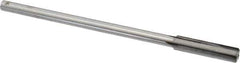Made in USA - 0.408" Carbide-Tipped 4 Flute Chucking Reamer - Straight Flute, 5/16" Straight Shank, 1-3/4" Flute Length, 7" OAL - Apex Tool & Supply
