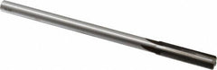 Made in USA - 0.423" Carbide-Tipped 4 Flute Chucking Reamer - Straight Flute, 3/8" Straight Shank, 1-3/4" Flute Length, 7" OAL - Apex Tool & Supply