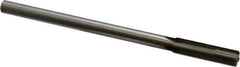 Made in USA - 0.439" Carbide-Tipped 4 Flute Chucking Reamer - Straight Flute, 3/8" Straight Shank, 1-3/4" Flute Length, 7" OAL - Apex Tool & Supply