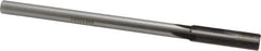 Made in USA - 0.444" Carbide-Tipped 4 Flute Chucking Reamer - Straight Flute, 3/8" Straight Shank, 1-3/4" Flute Length, 7" OAL - Apex Tool & Supply