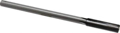 Made in USA - 0.445" Carbide-Tipped 4 Flute Chucking Reamer - Straight Flute, 3/8" Straight Shank, 1-3/4" Flute Length, 7" OAL - Apex Tool & Supply