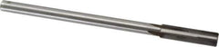 Made in USA - 0.456" Carbide-Tipped 4 Flute Chucking Reamer - Straight Flute, 3/8" Straight Shank, 1-3/4" Flute Length, 7" OAL - Apex Tool & Supply