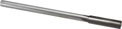 Made in USA - 0.459" Carbide-Tipped 4 Flute Chucking Reamer - Straight Flute, 3/8" Straight Shank, 1-3/4" Flute Length, 7" OAL - Apex Tool & Supply