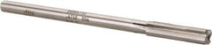 Made in USA - 0.471" Carbide-Tipped 4 Flute Chucking Reamer - Straight Flute, 3/8" Straight Shank, 1-3/4" Flute Length, 7" OAL - Apex Tool & Supply