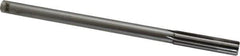 Made in USA - 0.479" Carbide-Tipped 6 Flute Chucking Reamer - Straight Flute, 7/16" Straight Shank, 2" Flute Length, 8" OAL - Apex Tool & Supply