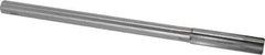 Made in USA - 0.49" Carbide-Tipped 6 Flute Chucking Reamer - Straight Flute, 7/16" Straight Shank, 2" Flute Length, 8" OAL - Apex Tool & Supply