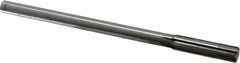 Made in USA - 0.496" Carbide-Tipped 6 Flute Chucking Reamer - Apex Tool & Supply