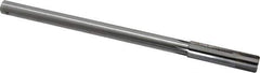 Made in USA - 0.517" Carbide-Tipped 6 Flute Chucking Reamer - Straight Flute, 7/16" Straight Shank, 2" Flute Length, 8" OAL - Apex Tool & Supply