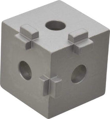 80/20 Inc. - Open Shelving Square Tri-Corner Connector - Aluminum, Use with Series 10 & Bolt Kit 3017 - Apex Tool & Supply