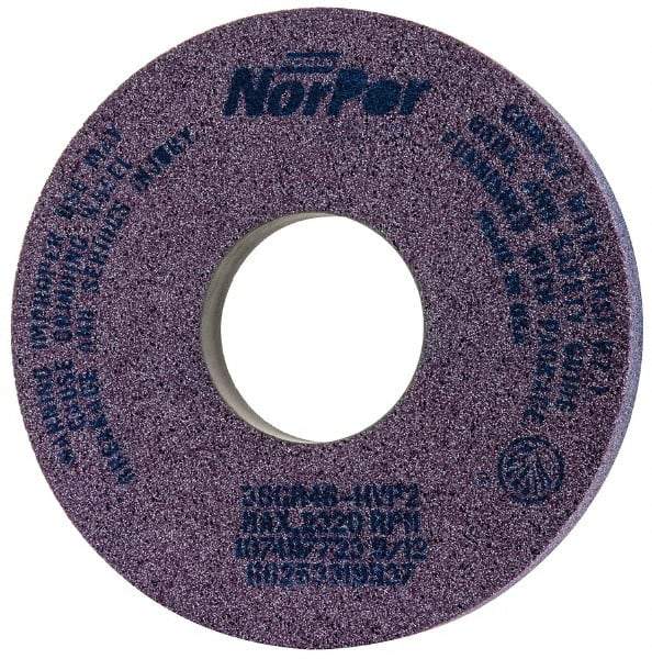 Norton - 14" Diam x 5" Hole x 2" Thick, H Hardness, 46 Grit Surface Grinding Wheel - Ceramic, Type 5, Coarse Grade, 2,320 Max RPM, Vitrified Bond, One-Side Recess - Apex Tool & Supply