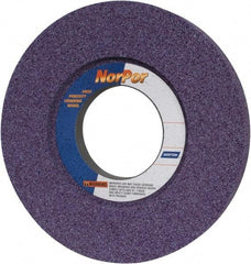 Norton - 14" Diam x 5" Hole x 1-1/2" Thick, H Hardness, 46 Grit Surface Grinding Wheel - Ceramic, Type 5, Coarse Grade, 2,320 Max RPM, Vitrified Bond, One-Side Recess - Apex Tool & Supply