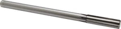 Made in USA - 0.631" Carbide-Tipped 6 Flute Chucking Reamer - Straight Flute, 9/16" Straight Shank, 2-1/4" Flute Length, 9" OAL - Apex Tool & Supply