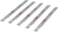 Milwaukee Tool - 3-5/8" Long, 14 Teeth per Inch, Bi-Metal Jig Saw Blade - Toothed Edge, 0.2813" Wide x 0.047" Thick, U-Shank - Apex Tool & Supply