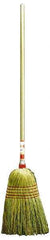 Weiler - 54" OAL Corn Bristle Broom - Wood Handle, 15" Bristle Length - Apex Tool & Supply