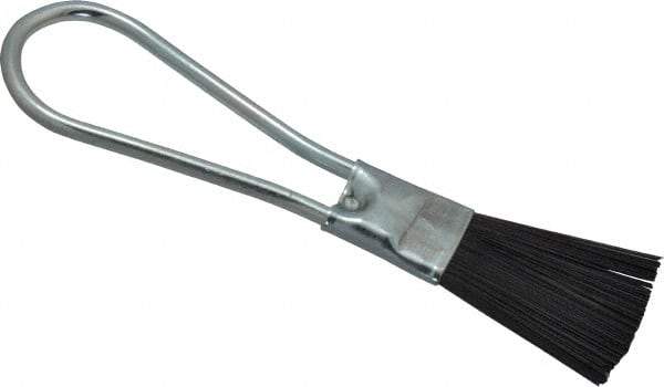 Weiler - 3 Rows x 15 Columns Steel Scratch Brush - 5-1/2" OAL, 1-1/2" Trim Length, Steel Loop Handle - Apex Tool & Supply