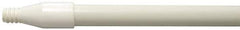 Weiler - 60 x 0.0833" Fiberglass Squeegee Handle - Threaded Connection, White - Apex Tool & Supply