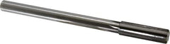 Made in USA - 3/4" Carbide-Tipped 6 Flute Chucking Reamer - Straight Flute, 5/8" Straight Shank, 2-1/2" Flute Length, 9-1/2" OAL - Apex Tool & Supply
