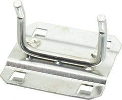 Triton - 3/16" Diam, 1" Long Double Arm Pegboard Hook - 1-3/4" Projection, 30° Bend, 1/2" Bend Length, Steel - Apex Tool & Supply