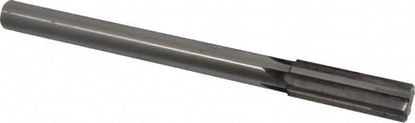 Made in USA - 0.874" Carbide-Tipped 6 Flute Chucking Reamer - Apex Tool & Supply