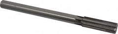 Made in USA - 0.874" Carbide-Tipped 6 Flute Chucking Reamer - Apex Tool & Supply