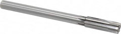 Made in USA - 0.876" Carbide-Tipped 6 Flute Chucking Reamer - Apex Tool & Supply