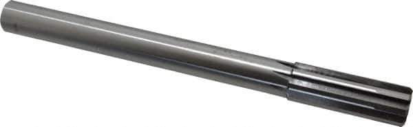 Made in USA - 1" Carbide-Tipped 8 Flute Chucking Reamer - Straight Flute, 7/8" Straight Shank, 2-3/4" Flute Length, 10-1/2" OAL - Apex Tool & Supply