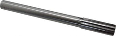Made in USA - 1" Carbide-Tipped 8 Flute Chucking Reamer - Straight Flute, 7/8" Straight Shank, 2-3/4" Flute Length, 10-1/2" OAL - Apex Tool & Supply