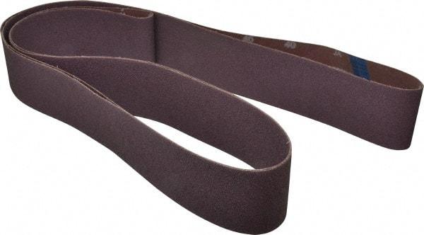 Norton - 3" Wide x 132" OAL, 40 Grit, Aluminum Oxide Abrasive Belt - Aluminum Oxide, Coarse, Coated, Series R228 - Apex Tool & Supply