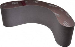Norton - 4" Wide x 36" OAL, 240 Grit, Aluminum Oxide Abrasive Belt - Aluminum Oxide, Very Fine, Coated, Series R228 - Apex Tool & Supply