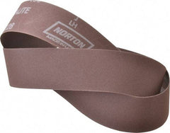 Norton - 2" Wide x 48" OAL, 150 Grit, Aluminum Oxide Abrasive Belt - Aluminum Oxide, Very Fine, Coated, Series R228 - Apex Tool & Supply