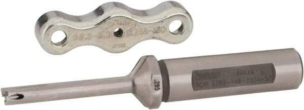 Iscar - 0.295 to 0.311" Diam, 5xD, 1.46" Max Depth, 1/2" Shank Diam, Replaceable Tip Drill - 8 Seat Size, DCM Toolholder, Series ChamDrill - Apex Tool & Supply