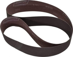 Norton - 2" Wide x 48" OAL, 320 Grit, Aluminum Oxide Abrasive Belt - Aluminum Oxide, Extra Fine, Coated, Series R228 - Apex Tool & Supply