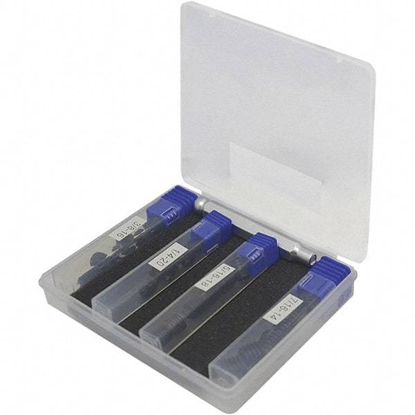 Value Collection - 4 Piece #4-40, #6-32, #8-32, #10-24 Steel Transfer Screw Set - Each Size Includes 6 Screw Tips - Apex Tool & Supply