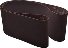 Norton - 6" Wide x 60" OAL, 120 Grit, Aluminum Oxide Abrasive Belt - Aluminum Oxide, Fine, Coated, Series R228 - Apex Tool & Supply